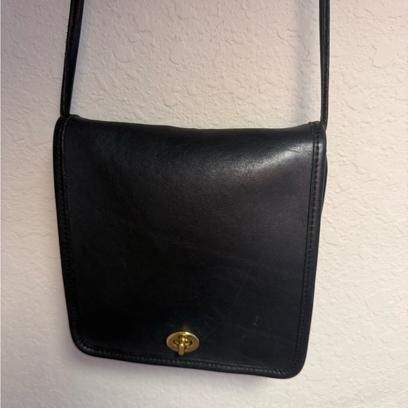 Black Vintage Coach Shoulder Original NYC Crossbody Bag 9620 EUC - Picture 3 of 11